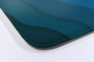 Tapis de bain Dégradé bleu