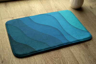Tapis de bain Dégradé bleu
