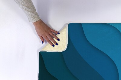 Tapis de bain Dégradé bleu