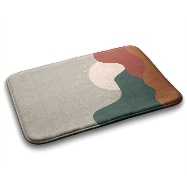 Tapis salle de bain Lever du soleil
