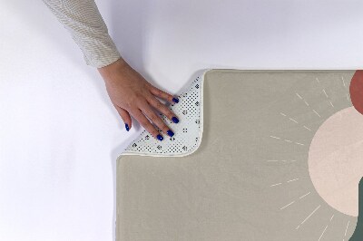 Tapis salle de bain Lever du soleil