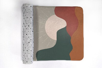 Tapis salle de bain Lever du soleil