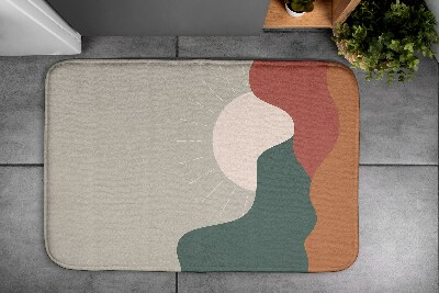 Tapis salle de bain Lever du soleil