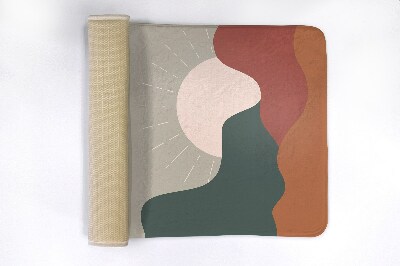 Tapis salle de bain Lever du soleil