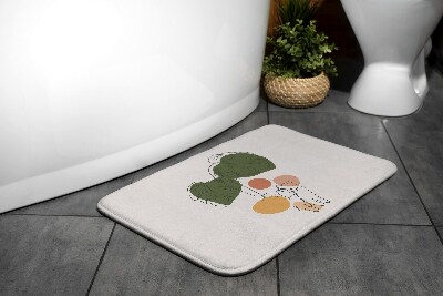 Tapis de salle de bain Chats monstera