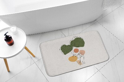 Tapis de salle de bain Chats monstera