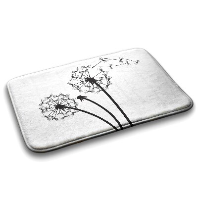 Tapis salle de bain Fleurs de pissenlit