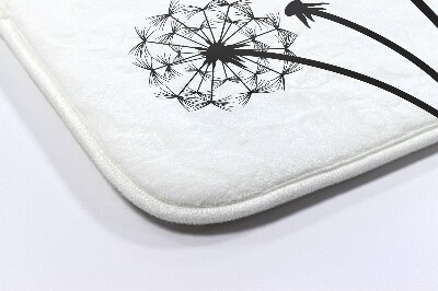 Tapis salle de bain Fleurs de pissenlit