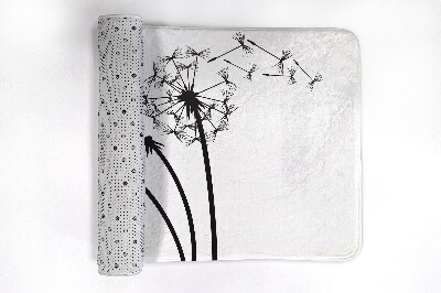 Tapis salle de bain Fleurs de pissenlit