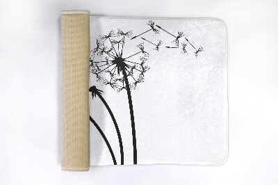 Tapis salle de bain Fleurs de pissenlit