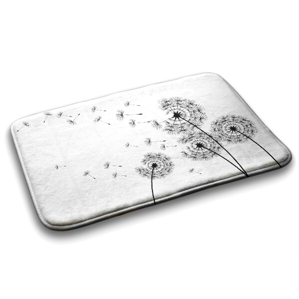 Tapis de salle de bain Fleurs de pissenlit