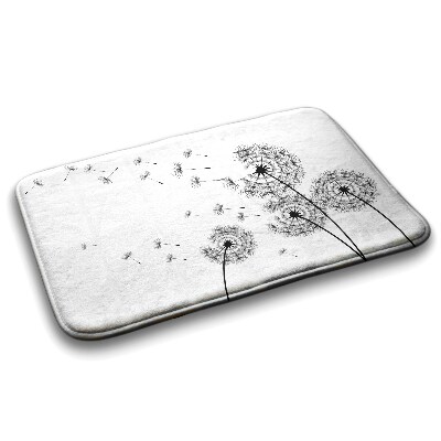 Tapis de salle de bain Fleurs de pissenlit