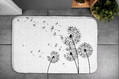 Tapis de salle de bain Fleurs de pissenlit