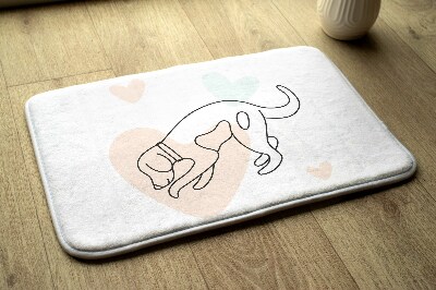 Tapis bain Animaux canins