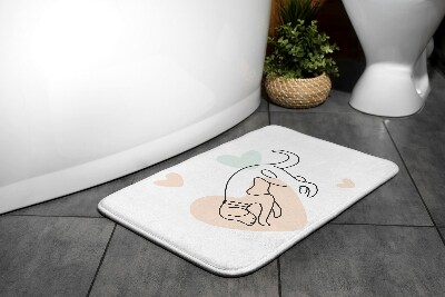 Tapis bain Animaux canins