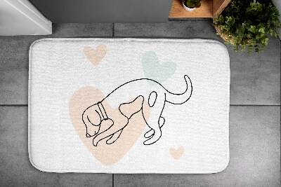 Tapis bain Animaux canins