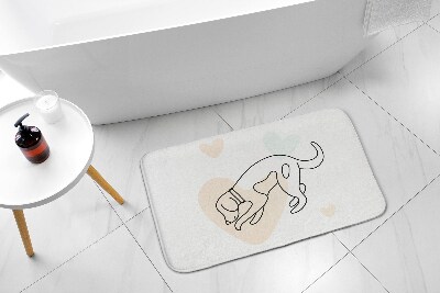 Tapis bain Animaux canins