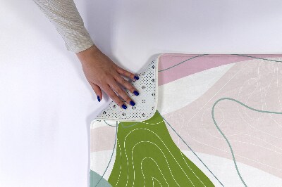 Tapis salle de bain Abstraction géométrique