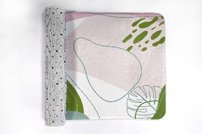 Tapis salle de bain Abstraction géométrique