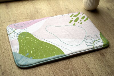 Tapis salle de bain Abstraction géométrique