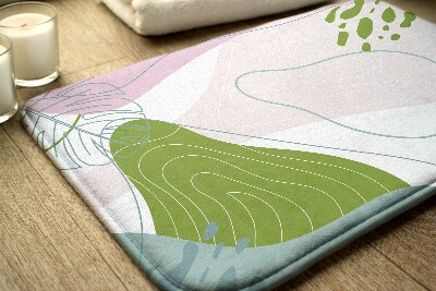 Tapis salle de bain Abstraction géométrique