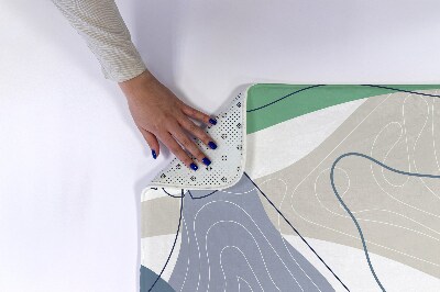 Tapis de salle de bain Abstraction géométrique