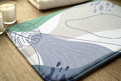 Tapis de salle de bain Abstraction géométrique