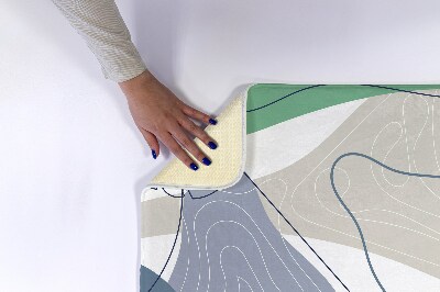 Tapis de salle de bain Abstraction géométrique