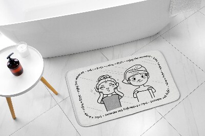 Tapis bain Filles