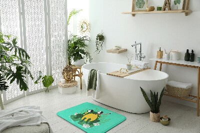 Tapis salle de bain Grenouille grenouille