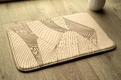 Tapis bain Désert géométrique