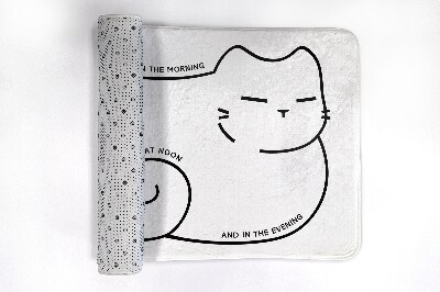 Tapis de salle de bain Pain de chat