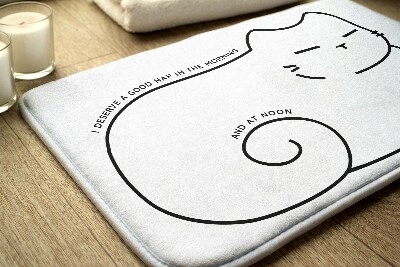 Tapis de salle de bain Pain de chat