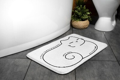 Tapis de salle de bain Pain de chat