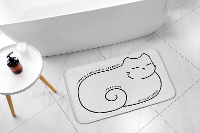 Tapis de salle de bain Pain de chat