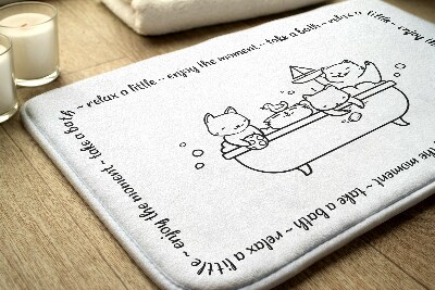 Tapis bain Bain pour chatons