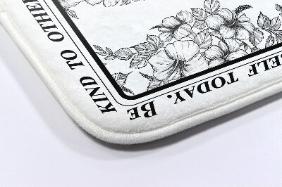 Tapis de bain Fleurs