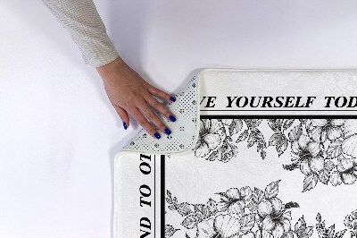 Tapis de bain Fleurs