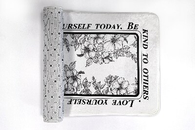 Tapis de bain Fleurs