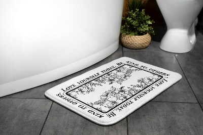 Tapis de bain Fleurs