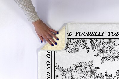 Tapis de bain Fleurs