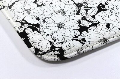 Tapis salle de bain Fleurs roses