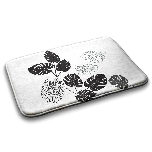 Tapis bain Feuilles de monstera
