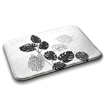 Tapis bain Feuilles de monstera