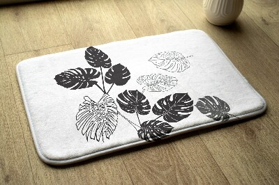 Tapis bain Feuilles de monstera