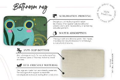 Tapis bain Feuilles de monstera