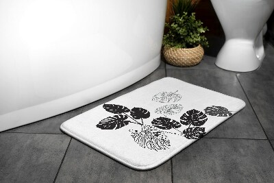 Tapis bain Feuilles de monstera