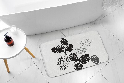Tapis bain Feuilles de monstera