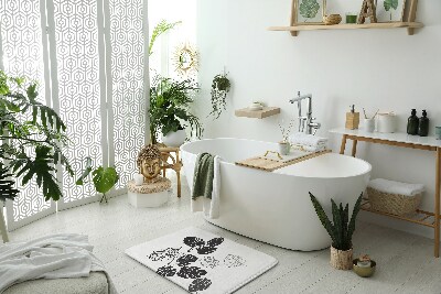 Tapis bain Feuilles de monstera