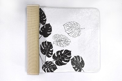 Tapis bain Feuilles de monstera